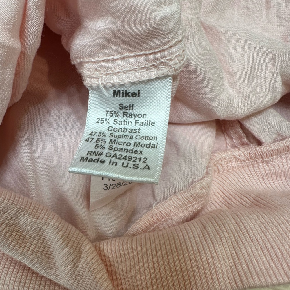 PJ Harlow Mikel Pink Satin Sleep Shorts - Picture 7 of 7